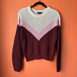 1. State color block knit Sweater XXS